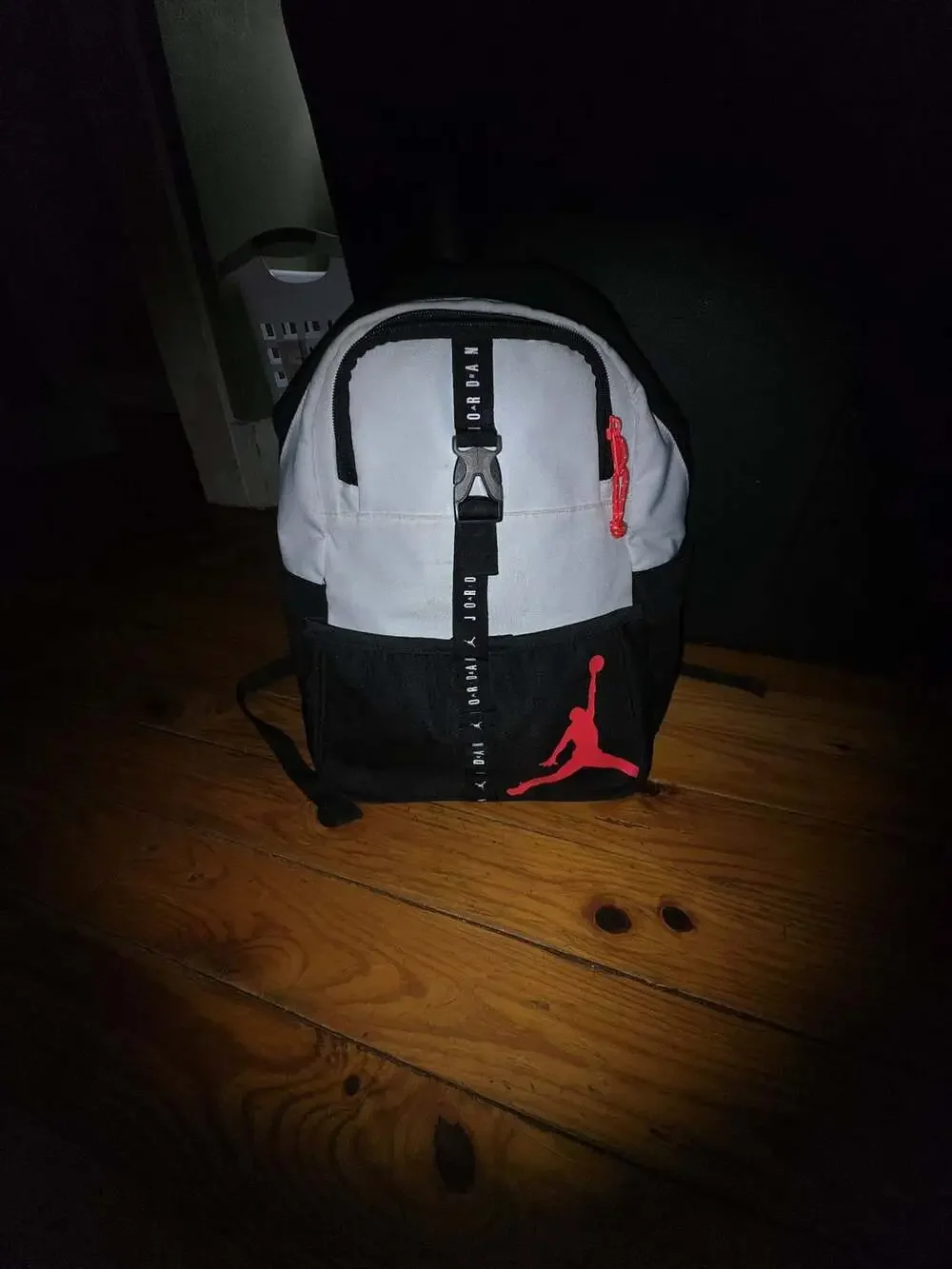 Jordan Jumpman Backpack Black White pink